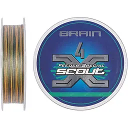 Шнур Brain Scout 4X 150 m camo 0.100 mm 5.8 kg (1013-1858.54.80)