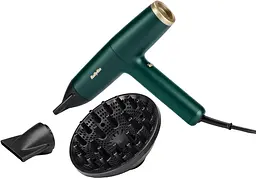 BaByliss Фен Air Power Pro, 1700Вт, 3 режими, дифузор, іоніз-я, хол. обдув, зелений - мініатюра 2