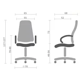 Офісне крісло Special4You Neocomfort black (E7511) - мініатюра 6