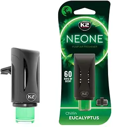 Ароматизатор повітря на обдув K2 NEONE CHILLIN EUCALYPTUS Евкаліпт (V374) (K20776)