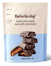Шоколадні цукерки Favorite Day Dark Chocolate Sea Salt Caramel Candy 312г
