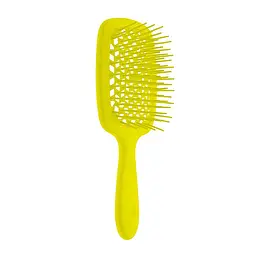 Гребінець щітка для волосся Superbrush Plus Hollow Comb Жовтий 86889