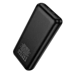 Power Bank Hoco J153A 20000mAh 2USB-A/USB-C black LED UA - мініатюра 2
