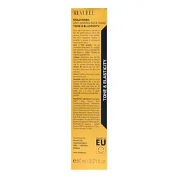 Золота маска для обличчя Revuele Gold Face Mask Lifting Effect Anti-Age, 80 мл - мініатюра 4
