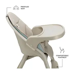 Стілець для годування Kinderkraft Dinnly Beige (5902533931569) - мініатюра 9