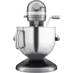 Планетарний міксер KitchenAid Artisan з підйомною чашею 6.6 л сріблястий (5KSM70SHXECU) - мініатюра 4