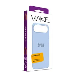 Чохол MAKE Apple iPhone 17 Air Silicone Sky Blue - мініатюра 2