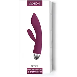 Вібратор-кролик Svakom Trysta Violet - мініатюра 7