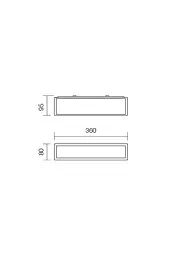 Бра Redo EGO AP LED 12W 3000K CH (5.1.2) 01-1234 - мініатюра 2