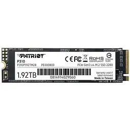Твердотільний накопичувач SSD Patriot 1.92Tb teh0023748