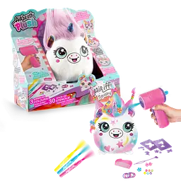 Набір DIY AIRBRUSH PLUSH - Hair'iffic "Зроби зачіску - Принцеса" з іграшковим аерографом CanalToys Art.AIR040/1 - мініатюра 4