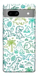 TPU чохол Demsky Dino pattern для Google Pixel 7a
