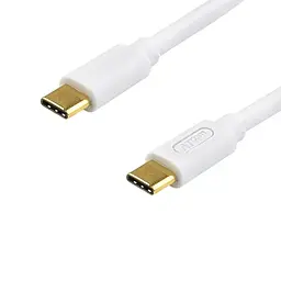 Кабель Atcom USB Type-C - USB Type-C (M/M), 60 W, 3 А, 0.3 м, Білий (AT-C03)