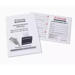 Витяжка декоративна похила Perfelli DNS 6723 B 1100 BL LED Strip - мініатюра 7