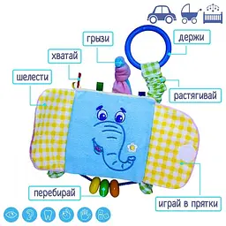 Підвіска-кубик Macik Зоо Слон Мілаш МС 110202-03 - мініатюра 2