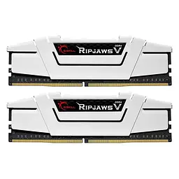 Модуль пам'яті G.Skill DDR4 32GB (2x16) 3600MHz RipjawsV WHITE (F4-3600C18D-32GVW)