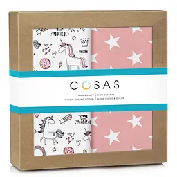Багаторазові пелюшки дитячі UNICORN CS8 2шт COSAS (4822052128022)