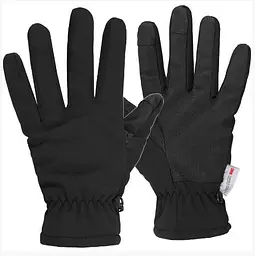 Рукавички SoftShell з утеплювачем Thinsulate Mil-Tec Black 12521302 - 2XL