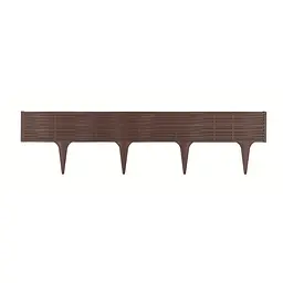 Бордюр садовий Prosperplast Garden border 3.9 м коричневий