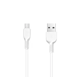 USB Cable Hoco X13 Easy Charged MicroUSB White 1m