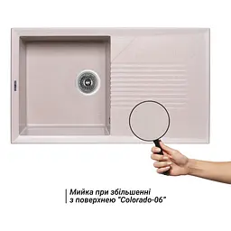 Кухонна мийка Lidz 860x500/240 COL-06 (LIDZWCOL06860500240) - мініатюра 3