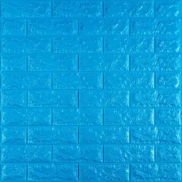 3D панель самоклеюча цегла Синій 700х770х7мм (003-7) SW-00000060 - мініатюра 1