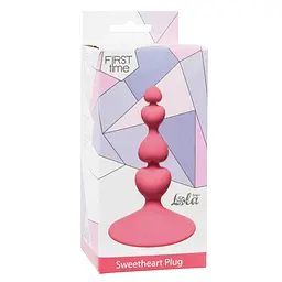 Анальна пробка Lola Games Sweetheart Plug 10 см (рожевий) - мініатюра 4