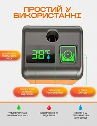 Портативний душ 3,7 В насос 4800 мАч з 3 режимами напору Outdoor shower AND XL-1402 - мініатюра 3