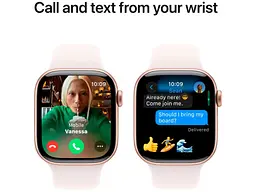 Смарт-годинник Apple Watch Series 10 GPS 42mm Rose Gold Alu. Case w. Light Blush Sport Band - S/M (MWWH3) - мініатюра 7