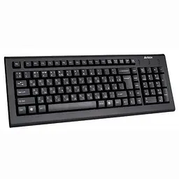 Клавіатура A4tech KR-83 чорний, USB, X-slim, великий Enter
