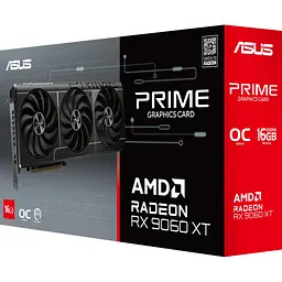 Відеокарта ASUS Radeon RX 9060 XT 16Gb PRIME OC (PRIME-RX9060XT-O16G) - мініатюра 10