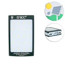 Повербанк UKC Solar Power Bank 90000 mAh, портативна зовнішня батарея з ліхтариком, УФ-підсвіткою та сонячною панеллю - мініатюра 2
