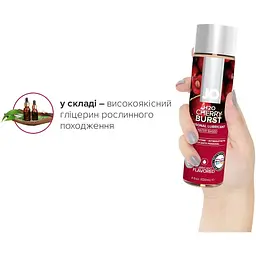 Змазка на водній основі System JO H2O - Cherry Burst (120 мл) - мініатюра 4