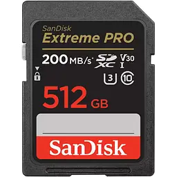 Карта пам'яті SanDisk 512GB SD class 10 UHS-I U3 V30 Extreme PRO (SDSDXXD-512G-GN4IN) [163461]
