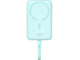 Зовнішній акумулятор (павербанк) BASEUS Magnetic Mini 10000mAh 30W Blue P1002210B333-00 - мініатюра 4