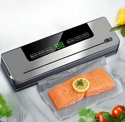 Вакууматор Rotex RVS-120-S SuperVac вакуумний пакувальник для вакуумного пакування продуктів 120 Вт Чорний - мініатюра 2