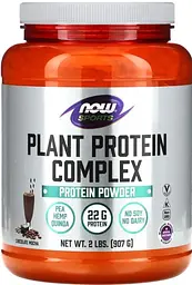 Протеин растительный  Now Foods Plant Protein 907 гр шоколадный мокко