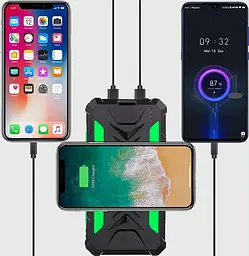 Зарядний пристрій на сонячних батареях IBattery S26W 20000mah з ліхтариком та бездротовою зарядкою - мініатюра 5