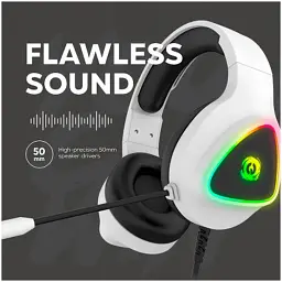 Навушники Canyon GH-6 Shadder Gaming 3.5 мм RGB White (CND-SGHS6W) - мініатюра 10