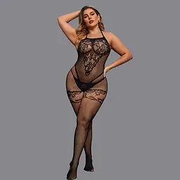 Спокусливий бодистокінг з відкритим доступом L-XL-XXL - мініатюра 4
