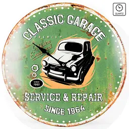 Годинник настінний Technoline 596579 Classic Garage (596579) - мініатюра 2