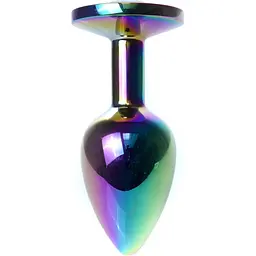 Анальна пробка Boss Of Toys Boss Series - Jewellery MulticOlour Plug Clear S, BS6400116, Радуга - мініатюра 6
