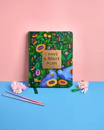 Планер «I HAVE A BRAVE PLAN» барвистий темний - мініатюра 3