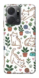 TPU чохол Demsky Cats pattern для Huawei Honor X7a
