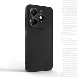 Чехол-накладка для смартфона Infinix Smart 8 (X6525)/8 Plus TECNO Spark 20 (KJ5n) противоударный, силиконовый, термополиуретановый (ТПУ), с защитой камеры и корпуса, черный, защита всего корпуса, ArmorStandart (ARM77698) - мініатюра 2