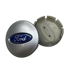 Ковпак колеса Ford срібний 66 мм пластик 1 шт OEM BB531A096RA (ковпачок, заглушка диска)