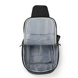 Рюкзак Tigernu T-S8061 на одне плече 7 л Black Gray (16236) - мініатюра 4