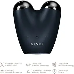 Масажер для обличчя GESKE MicroCurrent Face-Lifter 6в1 Black (HB0135) [176844] - мініатюра 4