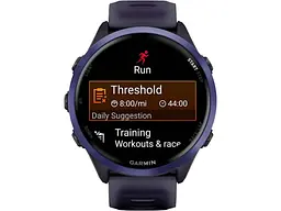 Смарт-годинник Garmin Forerunner 570 47mm Indigo Aluminium w. Translucent Imperial Purple/Indigo Band (010-02971-02) - мініатюра 4