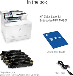 HP Багатофункціональний пристрій А4 кольоровий HP Color LaserJet Enterprise M480f - мініатюра 6